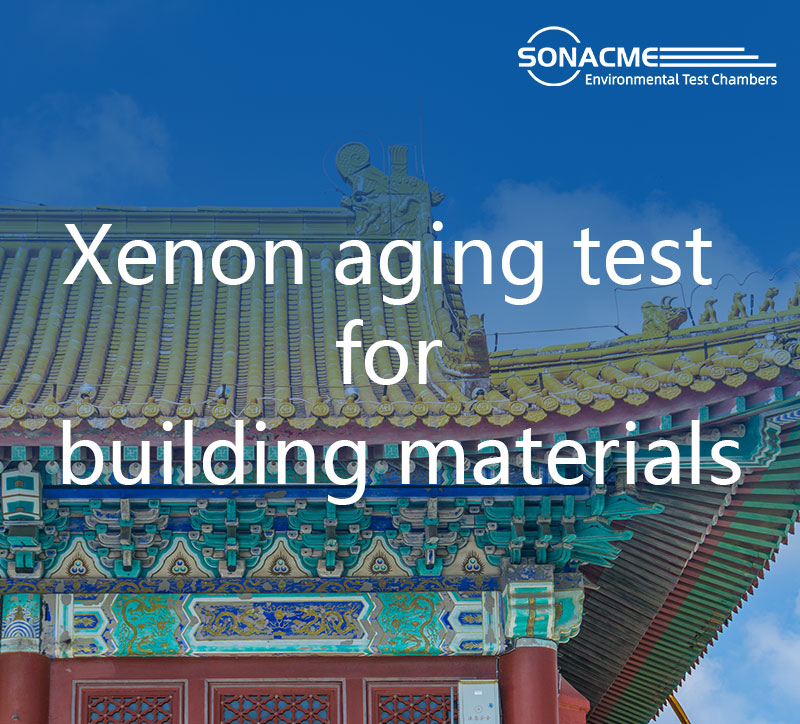 Xenon aging test for building materials to ensure building safety